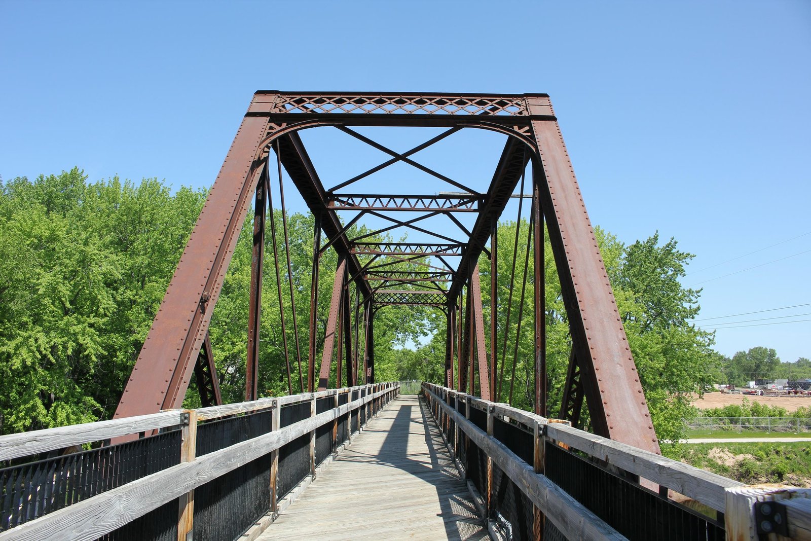 Looking north into north span (span #4)